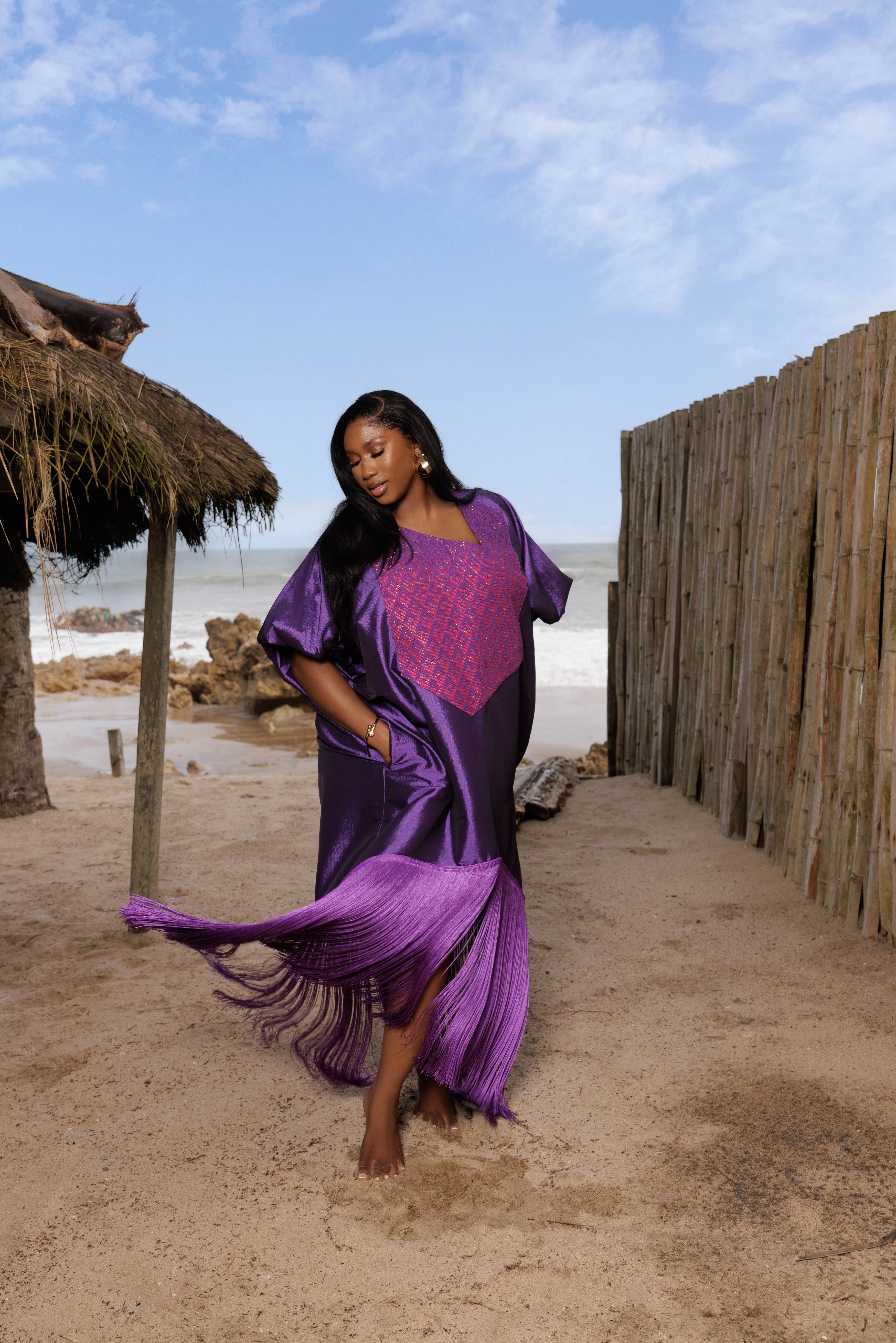 LAMU Fringe Kaftan
